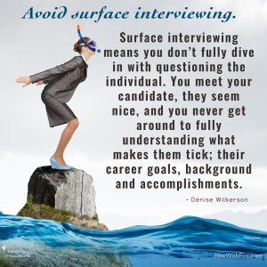 Avoid-Surface-Interviewing